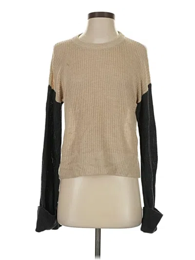 Pre-owned Splendid Pullover Sweater In Brown