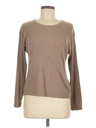 Pre-owned Splendid Pullover Sweater In Brown