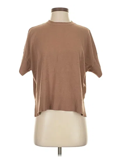 Pre-owned Splendid Pullover Sweater In Brown