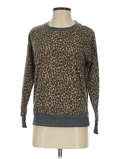 Pre-owned Splendid Pullover Sweater In Brown