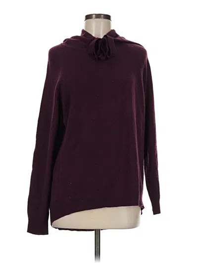 Pre-owned Splendid Pullover Sweater In Burgundy
