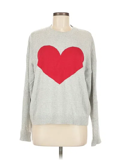 Pre-owned Splendid Pullover Sweater In Gray