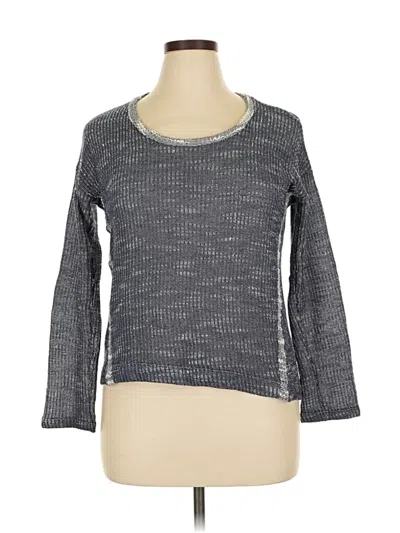 Pre-owned Splendid Pullover Sweater In Gray