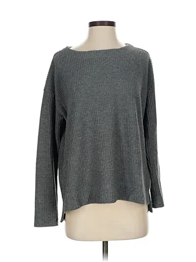 Pre-owned Splendid Pullover Sweater In Gray