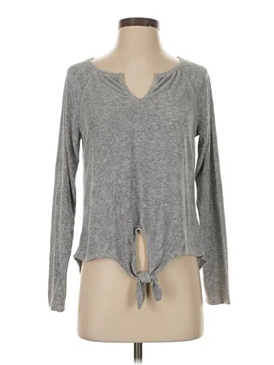 Pre-owned Splendid Pullover Sweater In Gray