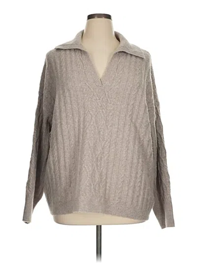 Pre-owned Splendid Pullover Sweater In Gray