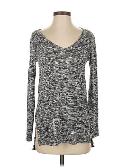 Pre-owned Splendid Pullover Sweater In Gray