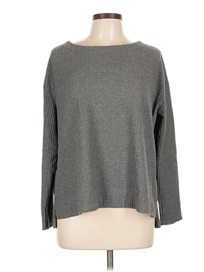 Pre-owned Splendid Pullover Sweater In Gray