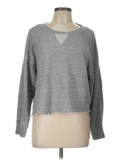 Pre-owned Splendid Pullover Sweater In Gray