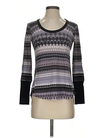 Pre-owned Splendid Pullover Sweater In Gray