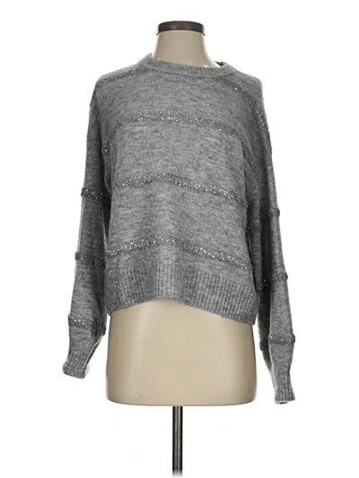 Pre-owned Splendid Pullover Sweater In Gray