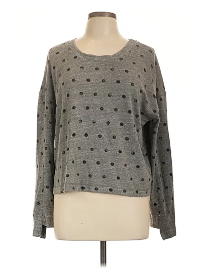 Pre-owned Splendid Pullover Sweater In Gray