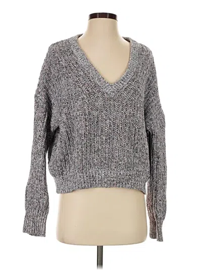 Pre-owned Splendid Pullover Sweater In Gray