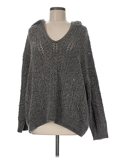 Pre-owned Splendid Pullover Sweater In Gray