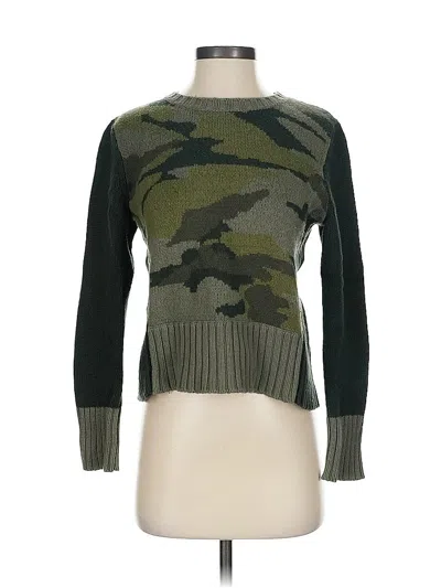 Pre-owned Splendid Pullover Sweater In Green