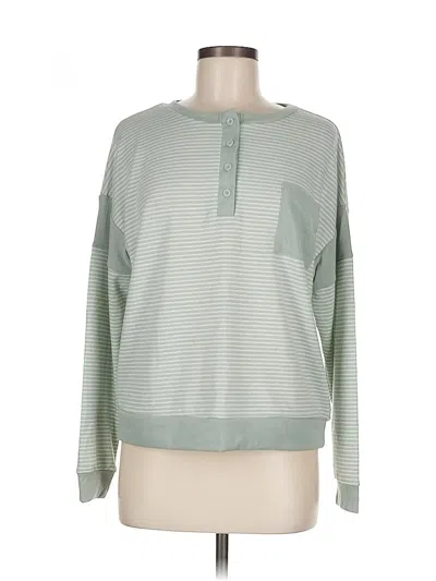 Pre-owned Splendid Pullover Sweater In Green