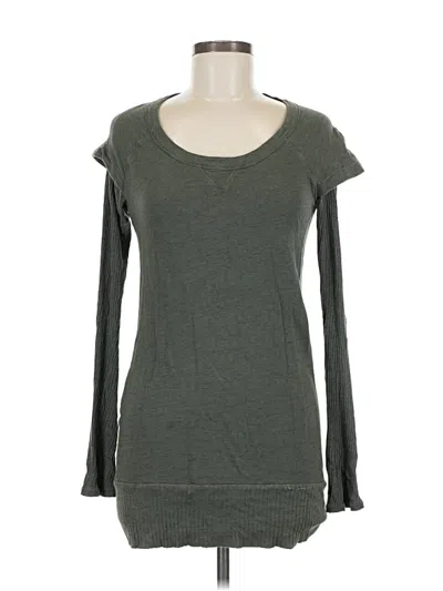 Pre-owned Splendid Pullover Sweater In Green