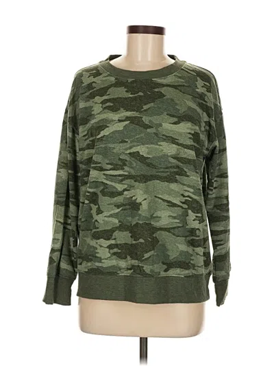 Pre-owned Splendid Pullover Sweater In Green