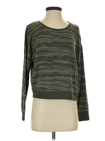 Pre-owned Splendid Pullover Sweater In Green