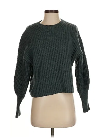 Pre-owned Splendid Pullover Sweater In Green