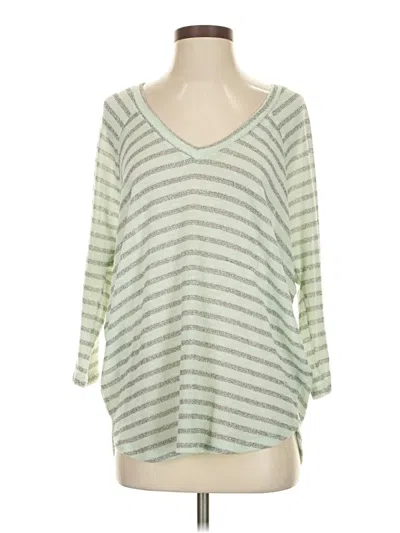 Pre-owned Splendid Pullover Sweater In Green