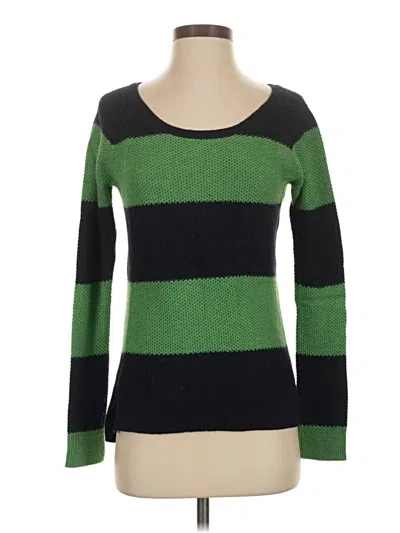 Pre-owned Splendid Pullover Sweater In Green