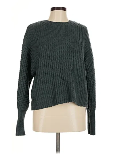 Pre-owned Splendid Pullover Sweater In Green