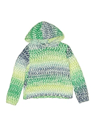 Pre-owned Splendid Kids' Pullover Sweater In Green