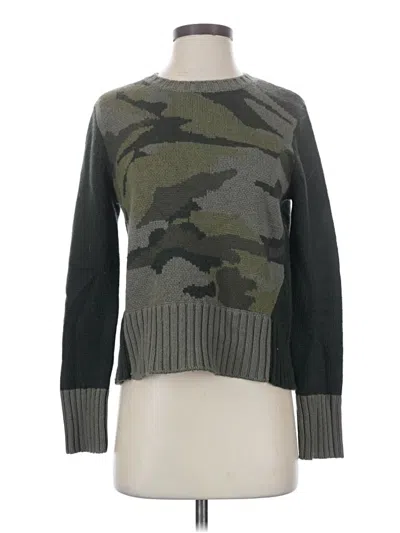 Pre-owned Splendid Pullover Sweater In Green