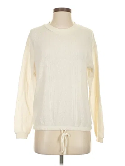 Pre-owned Splendid Pullover Sweater In Ivory