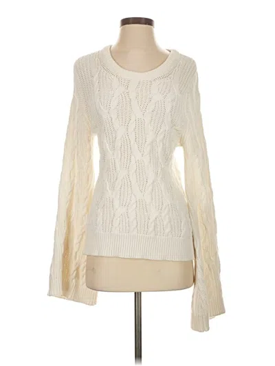 Pre-owned Splendid Pullover Sweater In Ivory
