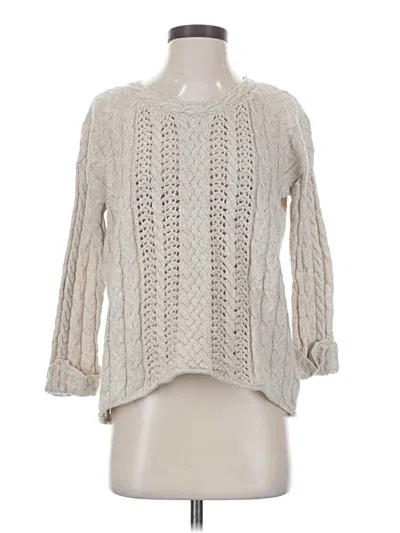 Pre-owned Splendid Pullover Sweater In Ivory