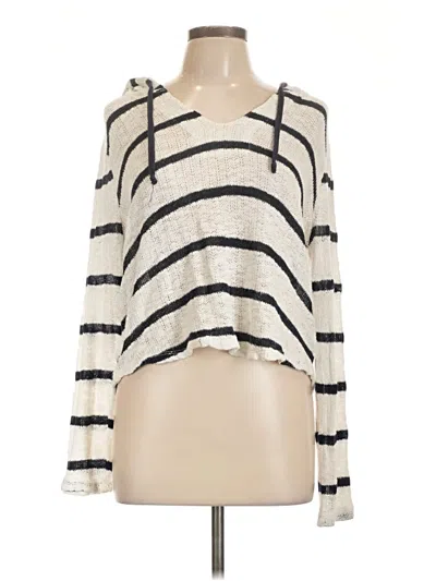Pre-owned Splendid Pullover Sweater In Ivory