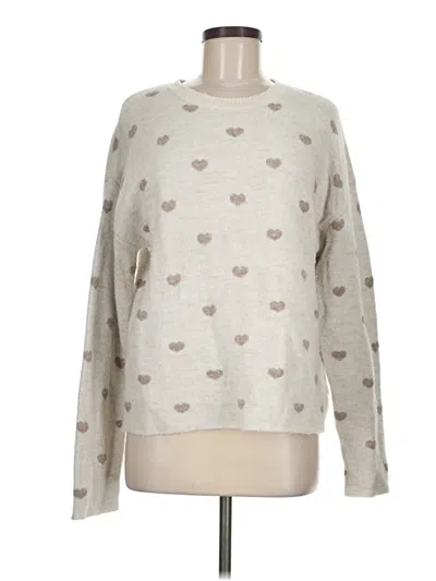 Pre-owned Splendid Pullover Sweater In Ivory