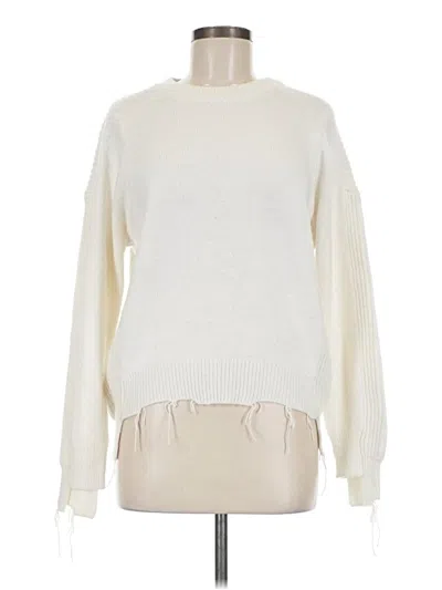 Pre-owned Splendid Pullover Sweater In Ivory