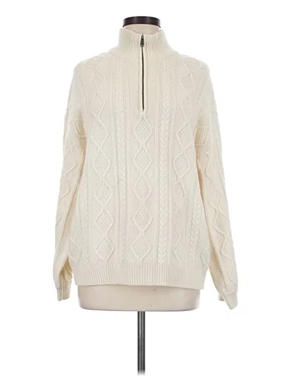 Pre-owned Splendid Pullover Sweater In Ivory