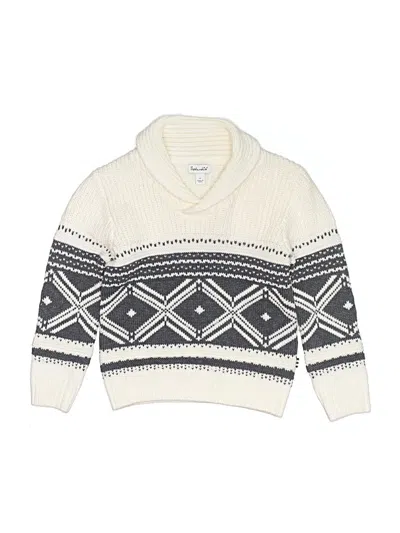 Pre-owned Splendid Kids' Pullover Sweater In Ivory