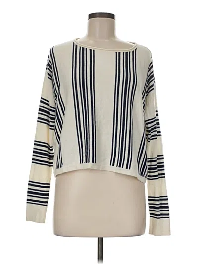 Pre-owned Splendid Pullover Sweater In Ivory