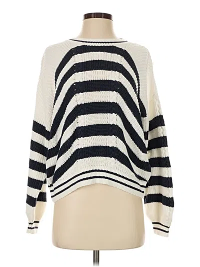 Pre-owned Splendid Pullover Sweater In Ivory