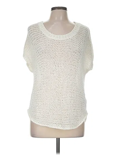 Pre-owned Splendid Pullover Sweater In Ivory
