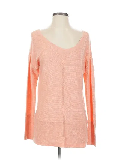 Pre-owned Splendid Pullover Sweater In Orange