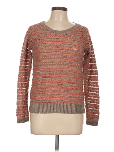 Pre-owned Splendid Pullover Sweater In Orange