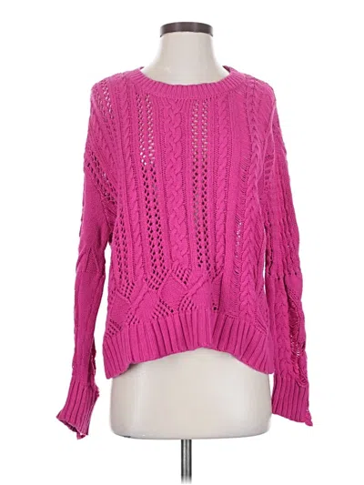 Pre-owned Splendid Pullover Sweater In Pink