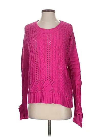 Pre-owned Splendid Pullover Sweater In Pink