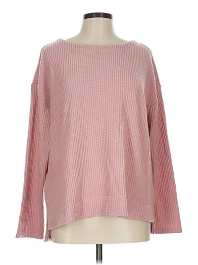 Pre-owned Splendid Pullover Sweater In Pink