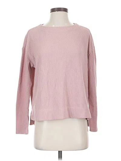 Pre-owned Splendid Pullover Sweater In Pink