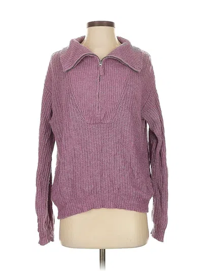 Pre-owned Splendid Pullover Sweater In Purple