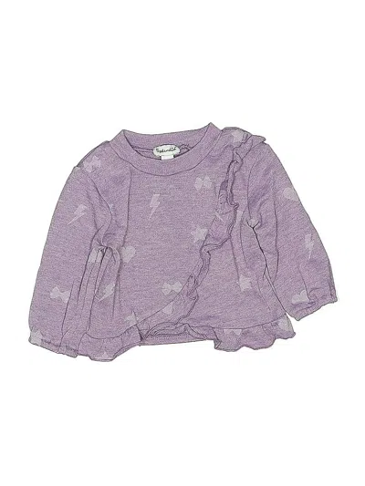 Pre-owned Splendid Babies' Pullover Sweater In Purple