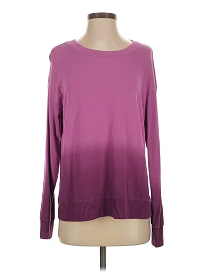 Pre-owned Splendid Pullover Sweater In Purple