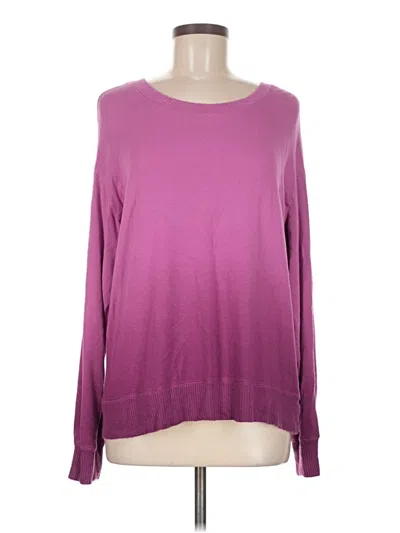 Pre-owned Splendid Pullover Sweater In Purple